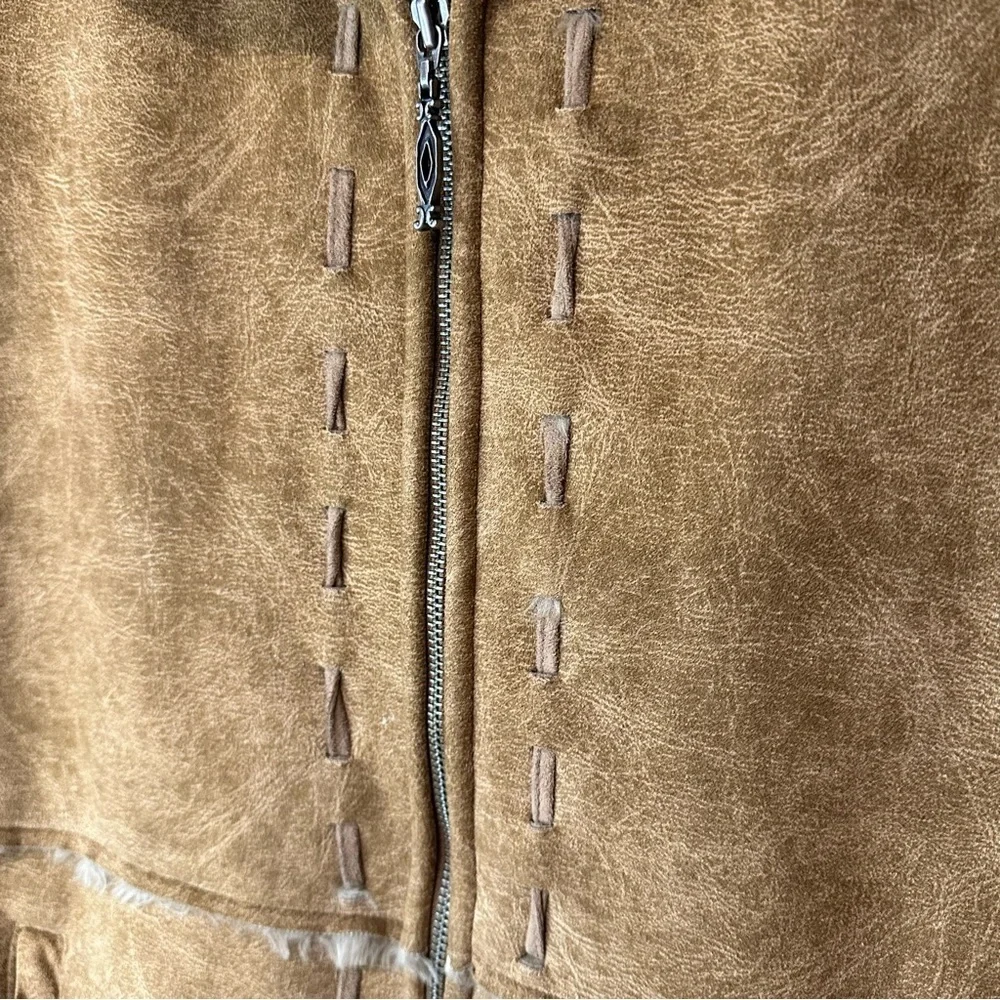 Cabela's Faux Suede Brown Women's Vest